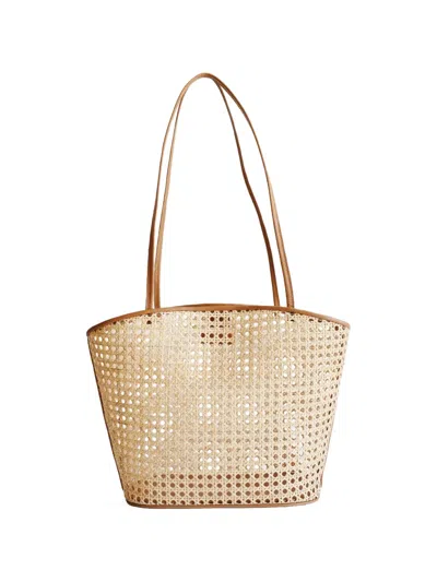 Bembien Mirella Woven Tote Bag In Neutral