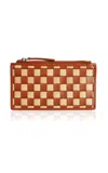 Bembien Odin Woven Leather Card Case In Multi