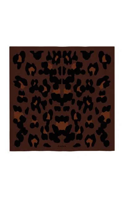 Bembien Sahara Silk Scarf In Brown