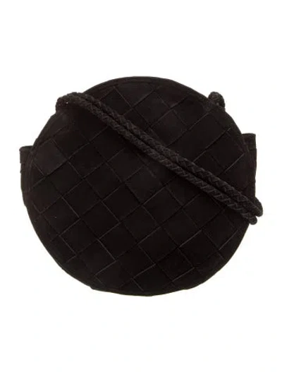 Pre-owned Bembien Suede Shoulder Bag In Black
