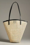 Bembien Tula Rattan Bucket Tote In Black