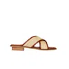 Bembien Aman Woven Raffia Slides In Multi