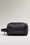 Bembien Woven Leather Pouchette In Black