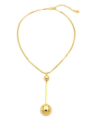 Ben-amun 14k Yellow Gold Plate Ball & Bar Necklace, 17-19
