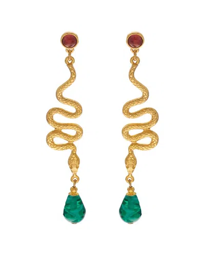 Ben-amun 24k Plated Earrings In Multi