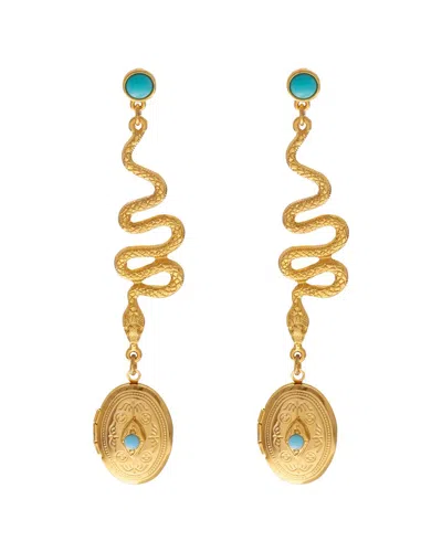 Ben-amun 24k Plated Earrings In Multi