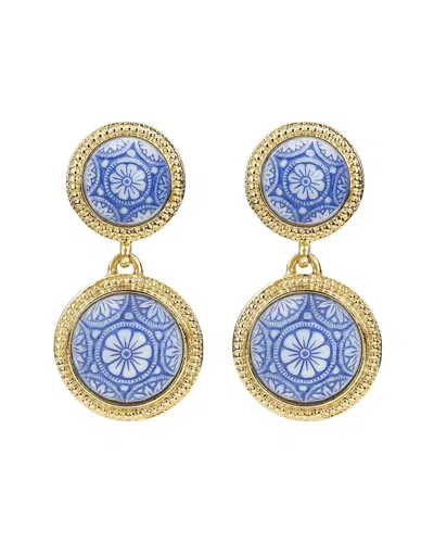 Ben-amun 24k Plated Earrings In Gold