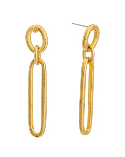 Ben-amun 24k Plated Earrings In Gold