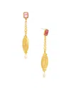 Ben-amun 24k Plated Earrings In Multi