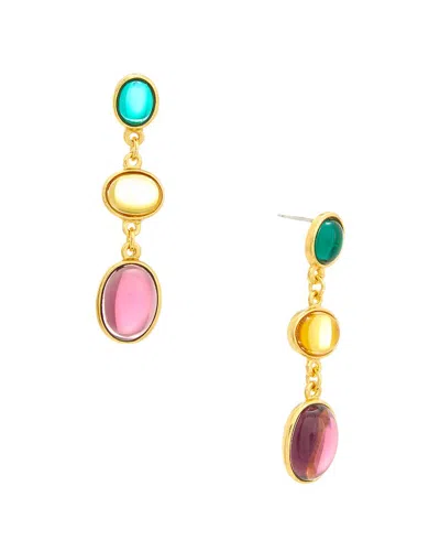 Ben-amun 24k Plated Earrings In Multi