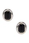 Ben-amun Andrea Earrings In Black & Silver