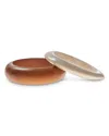 Ben-amun Ben Anum Bangle Bracelets, Set Of 2 In Brown
