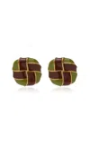 Ben-amun Esclusive Gold-tone Enamel Earrings