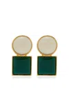 Ben-amun Exclusive 22k Gold-plated Multi-stone Earrings
