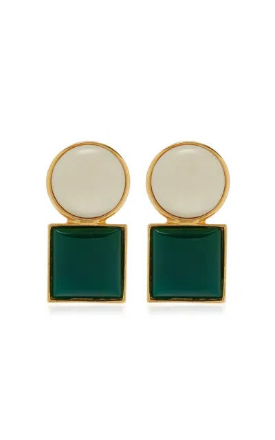 Ben-amun Exclusive 22k Gold-plated Multi-stone Earrings