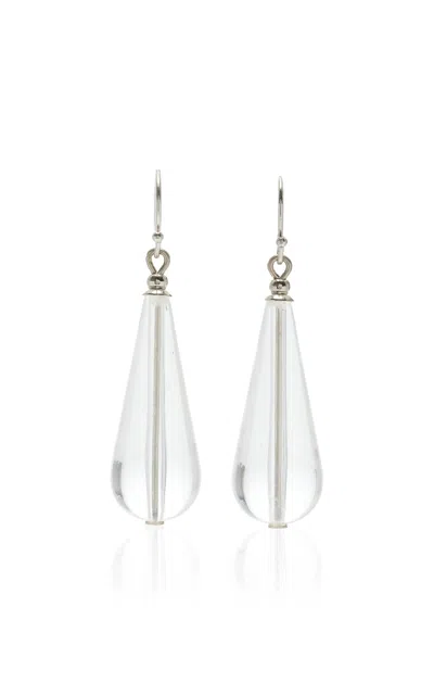 Ben-amun Exclusive Clear Resin Earrings In White