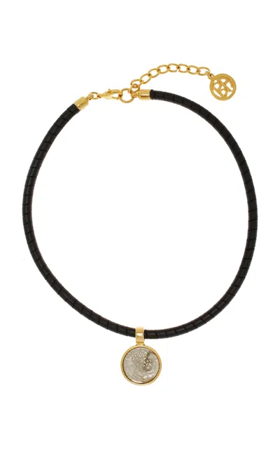 Ben-amun Exclusive Coin Necklace In Black