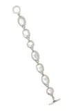 Ben-amun Exclusive Glass Pearl Bracelet In Silver