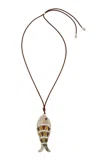 Ben-amun Exclusive Oversized Fish Necklace In Silver