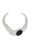 Ben-amun Exclusive Silver-tone Stone Necklace In Metallic