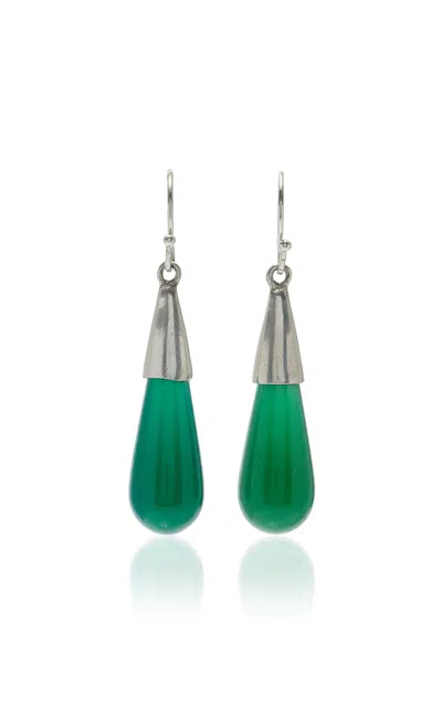 Ben-amun Exclusive Stone Earrings In Green