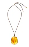 Ben-amun Exclusive Stone Necklace In Brown