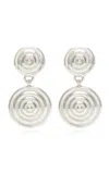 Ben-amun Exclusive Swilr Silver-tone Earrings In Silver
