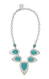 Ben-amun Exclusive Turquoise Silver-tone Necklace In Blue