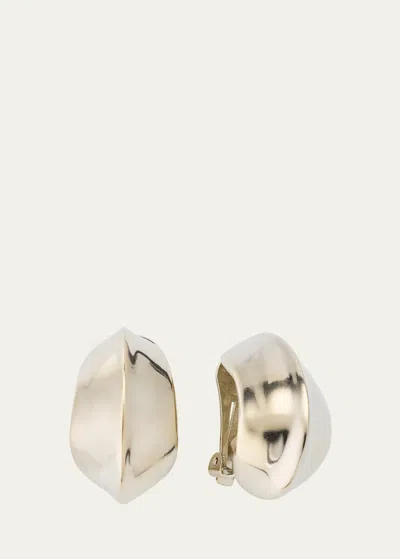 Ben-amun Julia Silver Clip-on Oval Earrings