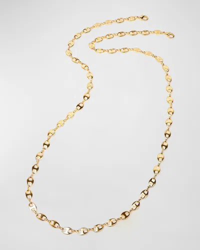 Ben-amun Mask Chain, 34.5"l In Gold