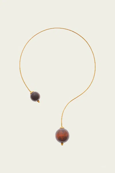 Ben-amun Moira Necklace In Gold Brown