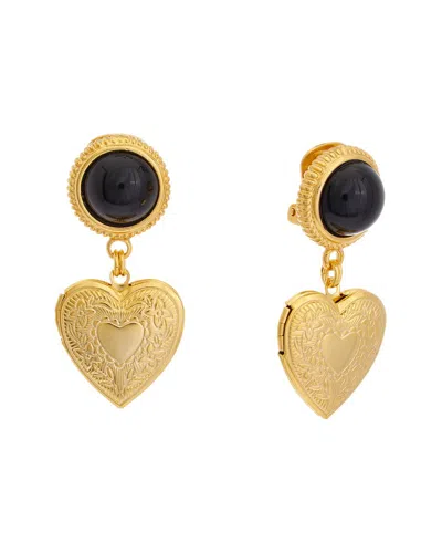 Ben-amun Plated Clip-on Earrings In Gold