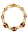 Ben-amun Tortoiseshell Look Mariner Link Collar Necklace, 17 In Gold