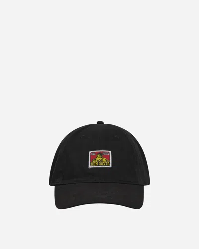 Ben Davis Cotton Twill Baseball Cap In Black