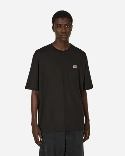 Ben Davis Heavy Duty Classic Label Pocket T-shirt In Black