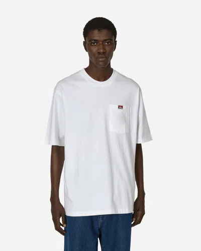 Ben Davis Heavy Duty Classic Label Pocket T-shirt In White