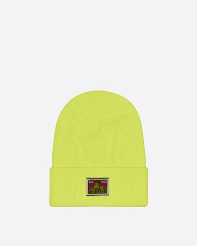 Ben Davis Logo Beanie Safety In Yellow