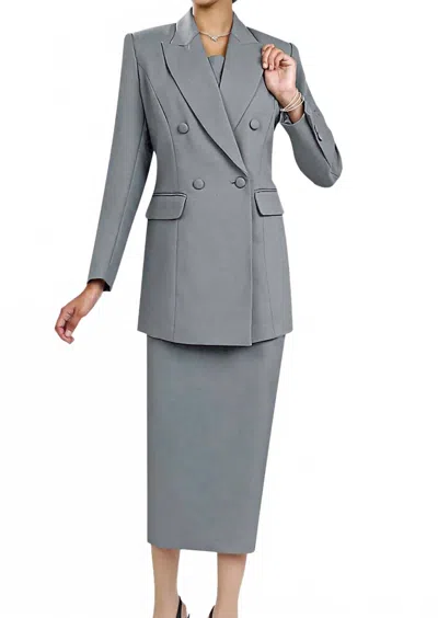 Ben Marc Usher 2-piece Suit In Silver In Grey