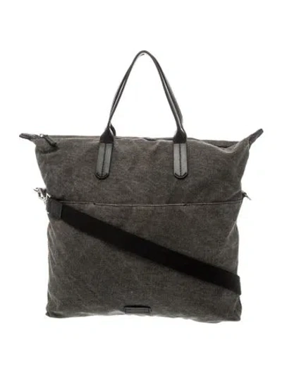 Pre-owned Ben Minkoff Canvas Tote In Black