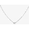 Ben Oni Bezel Cz Pendant Necklace In Metallic
