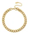 Ben Oni Gold-tone Bold Non-tarnish Curb Chain Anklet