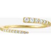 Ben Oni Gold Vermeil Cz  Wrap Ring In Gold
