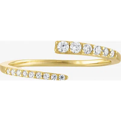 Ben Oni Gold Vermeil Cz  Wrap Ring