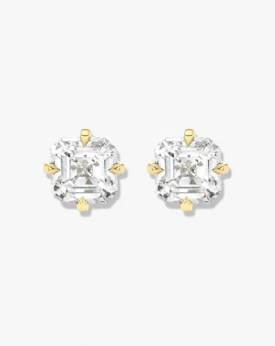 Ben Oni Gold Vermeil Square Stud Earrings