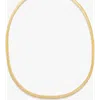 Ben Oni Herringbone Necklace, 3mm In Gold