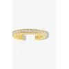 Ben Oni Simple Pave Ear Cuff In 14k Gold Over Sterling Silver Or Sterling Silver In Gold