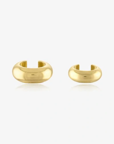 Ben Oni Set Of 2 Polished Ear Cuffs
