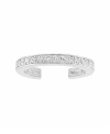 Ben Oni Simple Pave Ear Cuff In 14k Gold Over Sterling Silver Or Sterling Silver