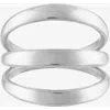 Ben Oni Stacked Lines Ring In Silver