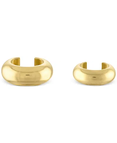 Ben Oni Stainless Steel 2-pc. Set Single Ear Cuffs In Gold